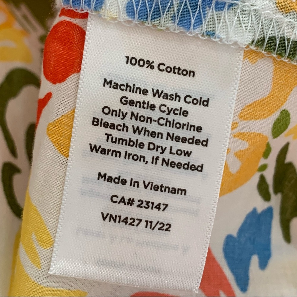 Talbots Plus Blossom Garden Shell Multi Color Flo… - image 10